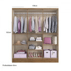 Guarda Roupa Casal 6 Portas 2 Gavetas Xangai Doripel