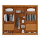 Guarda Roupa Casal 6 Portas 2 Portas Ripadas 6 Gavetas Dubai
