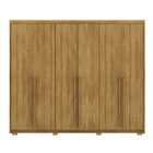 Guarda-roupa Casal 6 Portas 3 Gavetas 100% Mdf Dukai Nature