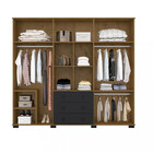 Guarda Roupa Casal 6 Portas 3 Gavetas B23063 Araplac