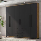 Guarda Roupa Casal 6 Portas 3 Gavetas B23063 Araplac