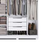 Guarda-roupa Casal 6 Portas 3 Gavetas Branco Cbpm556 - Kappes