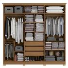 Guarda-roupa Casal 6 Portas 3 Gavetas Cb02r583 Canela - Kappe