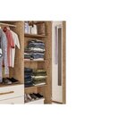 Guarda Roupa Casal 6 Portas 3 Gavetas Durban  Canelato Rústic