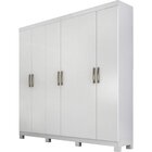 Guarda-roupa Casal 6 Portas 3 Gavetas Espelho Interno Giratór