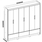Guarda Roupa Casal 6 Portas 3 Gavetas Himalaia Demobile