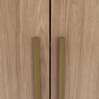 Guarda-roupa Casal 6 Portas 3 Gavetas Internas Com Espelho Ja