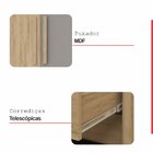 Guarda Roupa Casal 6 Portas 3 Gavetas Java Carvalho/cinza