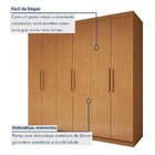 Guarda-roupa Casal 6 Portas 3 Gavetas Jazz