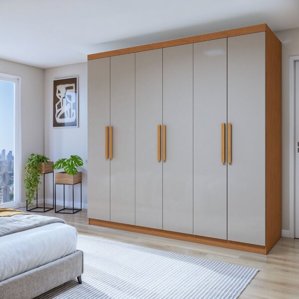 Guarda-roupa Casal 6 Portas 3 Gavetas Jazz