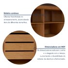 Guarda-roupa Casal 6 Portas 3 Gavetas Jazz Com Espelho