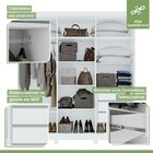 Guarda-roupa Casal 6 Portas 3 Gavetas Jazz Com Espelho E Com