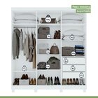 Guarda-roupa Casal 6 Portas 3 Gavetas Jazz Com Espelho E Com