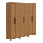 Guarda-roupa Casal 6 Portas 3 Gavetas Jazz E Pés