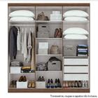 Guarda-roupa Casal 6 Portas 3 Gavetas Jazz Imbuia Naturale