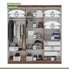 Guarda-roupa Casal 6 Portas 3 Gavetas Jazz Imbuia Naturale