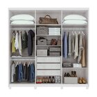 Guarda Roupa Casal 6 Portas 3 Gavetas Libra Móveis Lopas Bran