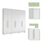 Guarda Roupa Casal 6 Portas 3 Gavetas Libra Móveis Lopas Bran