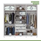 Guarda Roupa Casal 6 Portas 3 Gavetas Libra Móveis Lopas Bran
