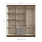 Guarda Roupa Casal 6 Portas 3 Gavetas Lisboa 2050 Móveis Dori