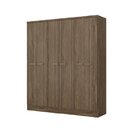 Guarda Roupa Casal 6 Portas 3 Gavetas Mdp Móveis Carraro Legn