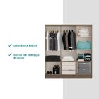 Guarda Roupa Casal 6 Portas 3 Gavetas Mdp Móveis Carraro Legn