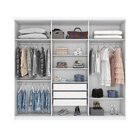 Guarda-roupa Casal 6 Portas 3 Gavetas Melvin Espresso Móveis