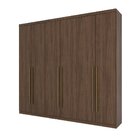Guarda-roupa Casal 6 Portas 3 Gavetas Melvin Espresso Móveis