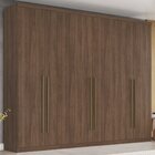 Guarda-roupa Casal 6 Portas 3 Gavetas Melvin Espresso Móveis
