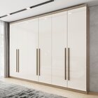 Guarda-roupa Casal 6 Portas 3 Gavetas Melvin Espresso Móveis