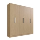 Guarda Roupa Casal 6 Portas 3 Gavetas Mônaco  Cedro