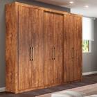 Guarda Roupa Casal 6 Portas 3 Gavetas Native Carraro