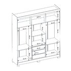 Guarda Roupa Casal 6 Portas 3 Gavetas Nt 5190  Freijó Trend/o