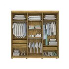 Guarda-roupa Casal 6 Portas 3 Gavetas Olimpo Tcil Móveis Ipê