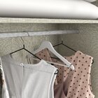 Guarda Roupa Casal 6 Portas 3 Gavetas Pérola  Rústico/off Whi