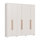 Guarda Roupa Casal 6 Portas 3 Gavetas Safira Móveis Castro