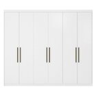 Guarda Roupa Casal 6 Portas 3 Gavetas Sumatra  Branco