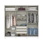 Guarda Roupa Casal 6 Portas 3 Gavetas Viena Casa 812