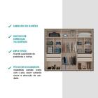 Guarda Roupa Casal 6 Portas 4 Gav Espelho Madeirado Carraro