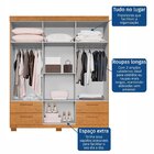 Guarda-roupa Casal 6 Portas 4 Gavetas 100% Mdf Flórida Espres