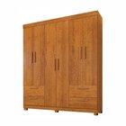 Guarda-roupa Casal 6 Portas 4 Gavetas 100% Mdf Flórida Espres