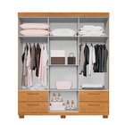 Guarda-roupa Casal 6 Portas 4 Gavetas 100% Mdf Flórida Espres