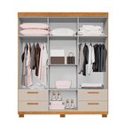 Guarda-roupa Casal 6 Portas 4 Gavetas 100% Mdf Flórida Espres