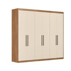 Guarda Roupa Casal 6 Portas 4 Gavetas 100% Mdf London Amêndol