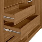 Guarda Roupa Casal 6 Portas 4 Gavetas 100% Mdf London Amêndol