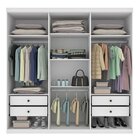 Guarda Roupa Casal 6 Portas 4 Gavetas 219cm Lima Espresso Móv