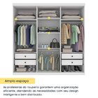 Guarda Roupa Casal 6 Portas 4 Gavetas 219cm Lima Espresso Móv