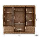 Guarda Roupa Casal 6 Portas 4 Gavetas 2264 Araplac