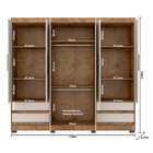 Guarda Roupa Casal 6 Portas 4 Gavetas 2264 Araplac