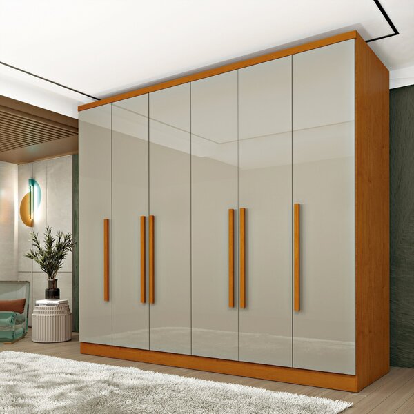 Guarda Roupa Casal 6 Portas 4 Gavetas 239cm Veneza